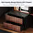 78.7" Tall Bookcase Set of 2 with Movable Footstool and Storage Drawers-133664921