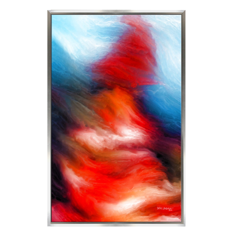 «i va parcourir le valley si vous me voulez. « psalms 23:4 », reproduction d’impression sur toile, Cadre flottant argent