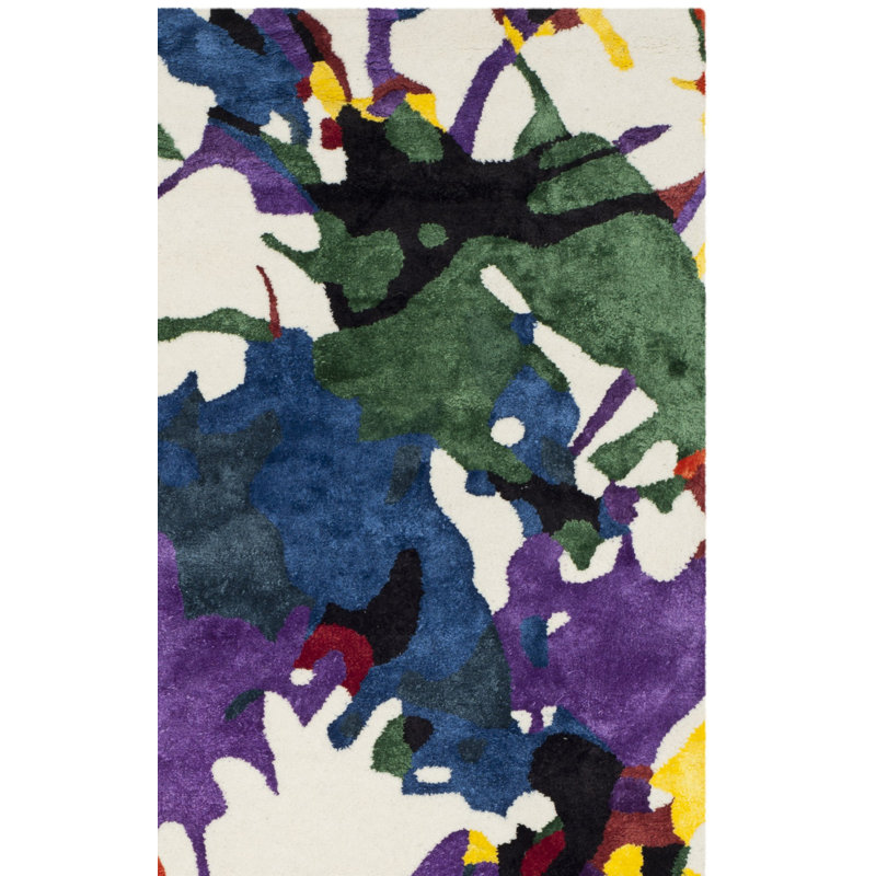 Isaac Mizrahi Hand Tufted Wool Abstract Rug, Runner 2'3" x 8'