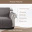 Microfiber / Microsuede Box Cushion Sofa Slipcover-1039471924-1040063289
