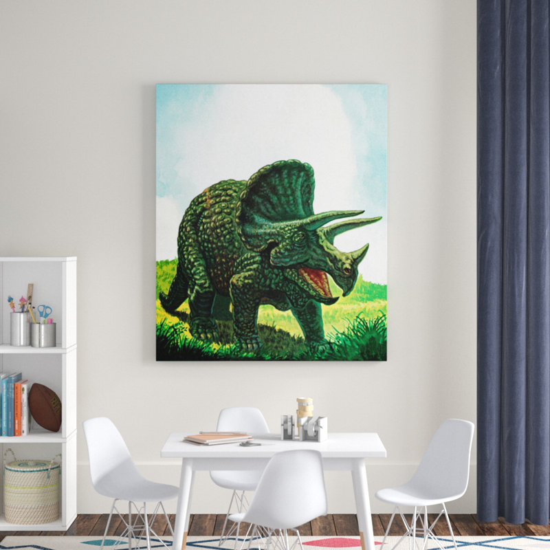 Ceratopsian - Graphic Art on Canvas