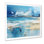 «Blue and beige Tranquility beach II - Coastal Minimalisme», art mural