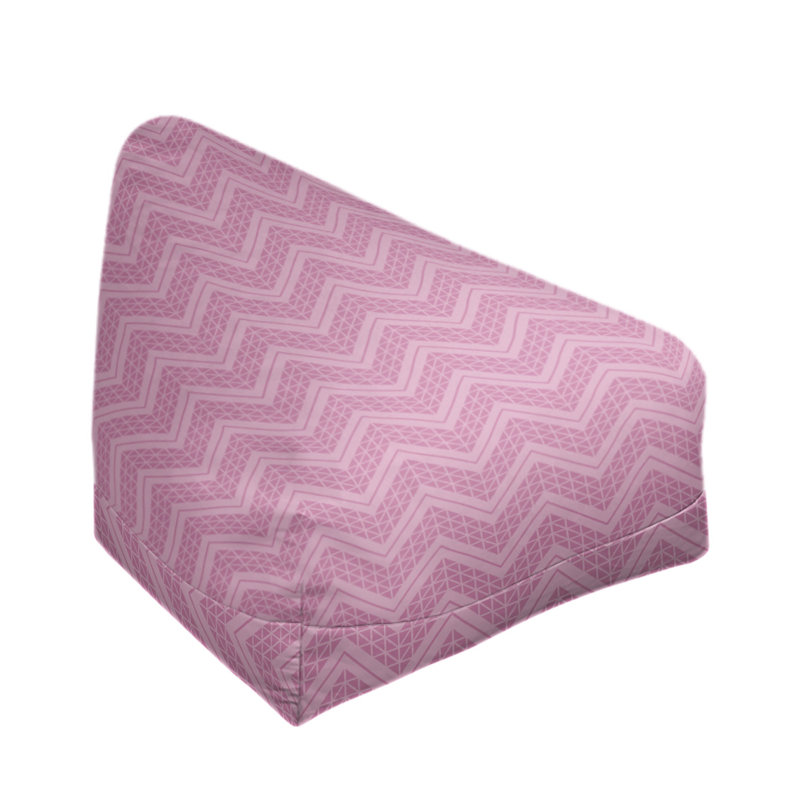 Sac de pois, H 38 po x L 42 po x P 29 po, Bourre en polyester, Rose clair