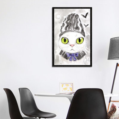 Cat - Bride Of Frankenstein by Martin Hsu - Painting on Canvas