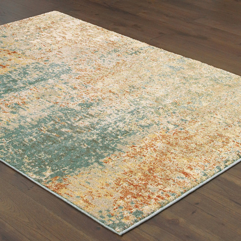 Ernie Abstract Indoor Rug, Rectangle 7'10" x 10'