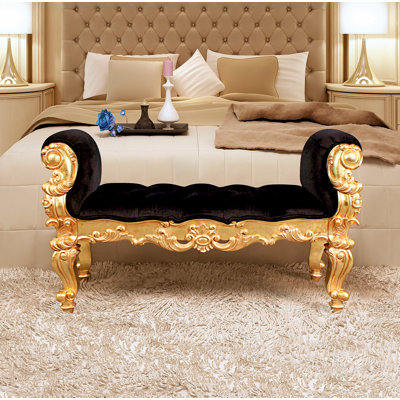 Rococo Arrondissement Solid Wood Bench