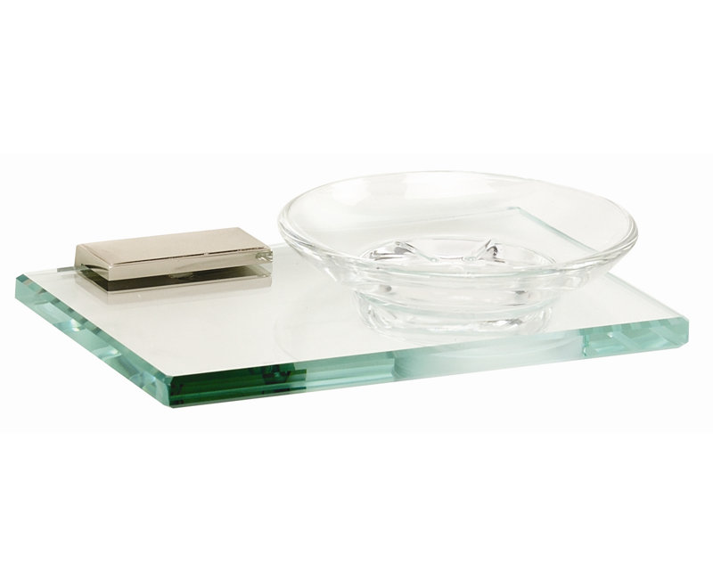 Stimson Soap Dish, Polished Nickel