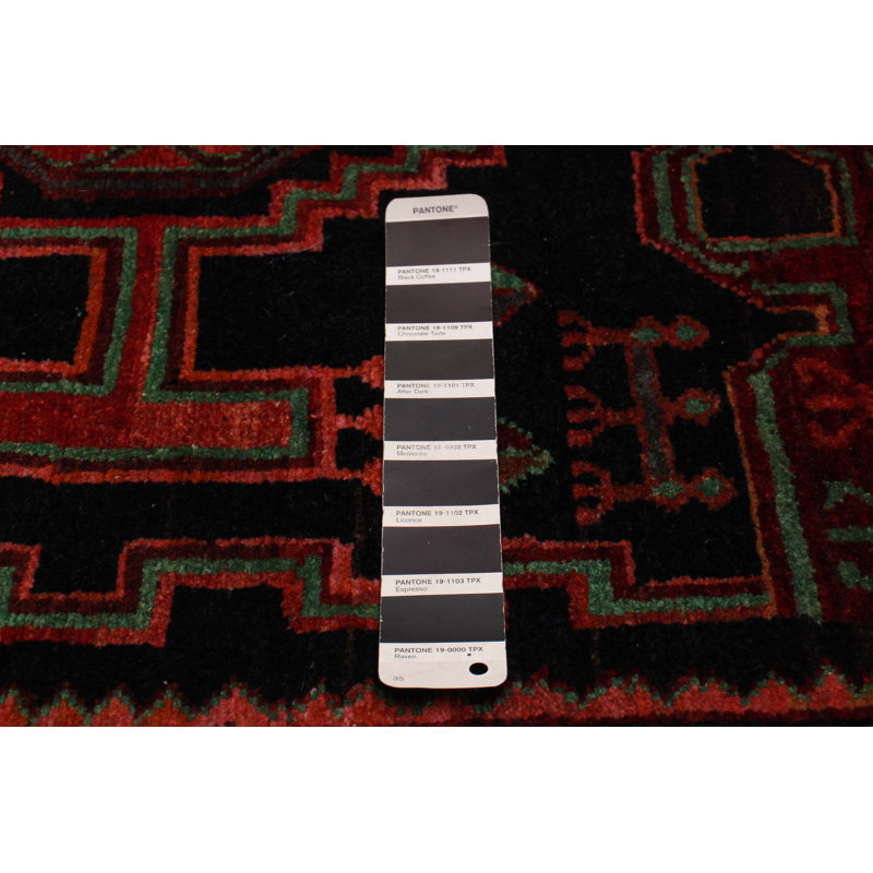 Tapis de couloir unique en laine 4 pi 8 po x 10 pi 8 po Zadian