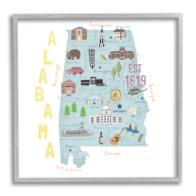 Au-608, estampe numérique de l'Alabama, États-Unis, impression