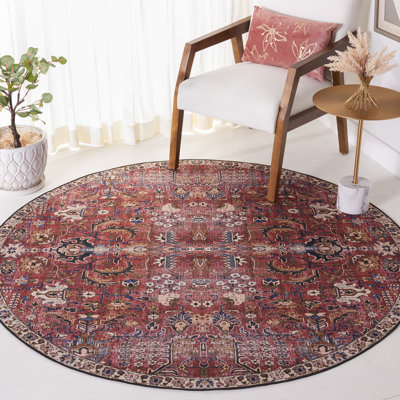 Tapis oriental rouge / beige / noir Adon