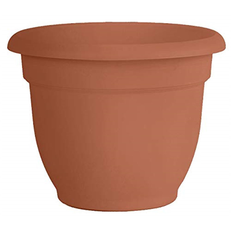 Ketzaly Pot Planter,  Terra Cotta, 13.75" H x 17.75" W x 17.75" D