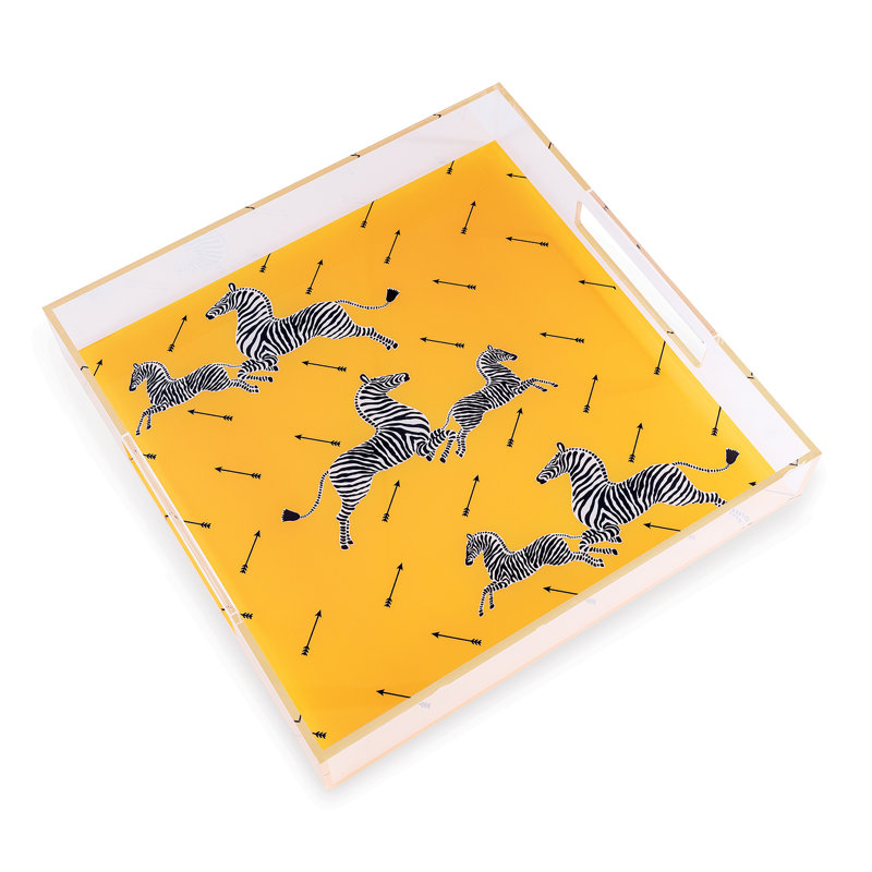 Scalamandre Tray, Yellow