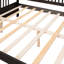 Lit de jour avec pieds solides - et polyvalent pour le salon de la chambre à coucher, lit ou choix en taille double, solide, fonctionne comme rangement