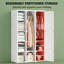 Armoire à vêtements, garde-robe portatif, organisateur de rangement pour vêtements