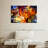 Abstract Stained Glass Canvas Print-44521377