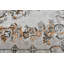 Tapis de couloir floral turc Oushak rétro avec motif intemporel complexe pour la décoration intérieure noir / orange