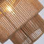 1 - Light Farmhouse Boho Woven Rattan Pendant