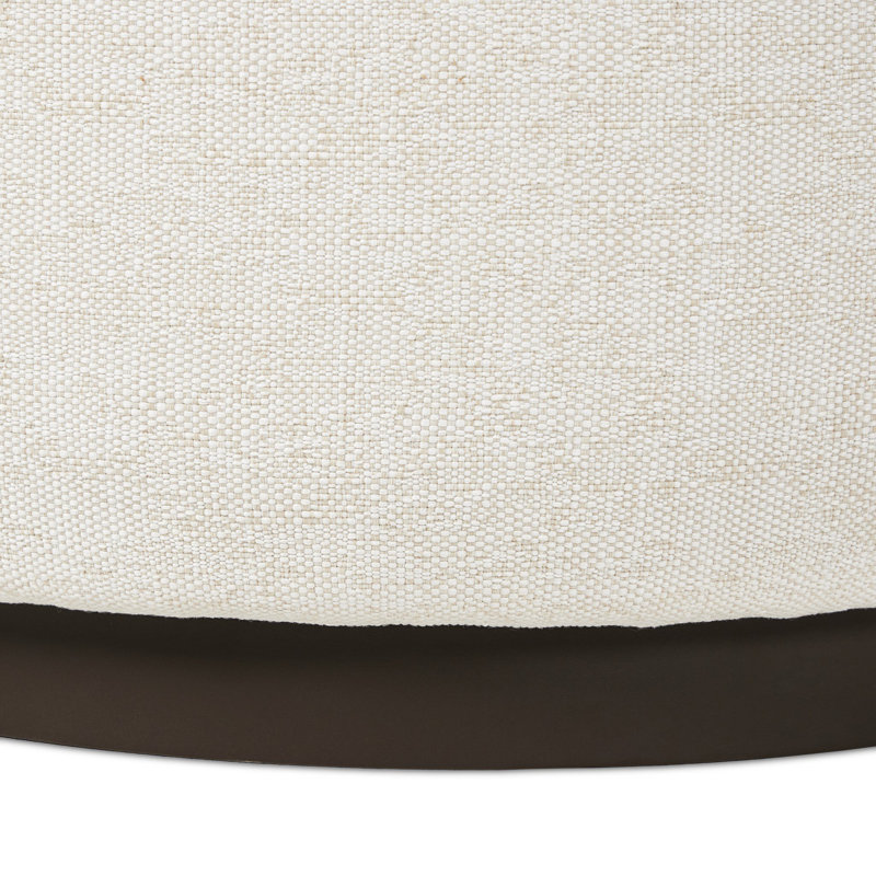 Sinclair Outdoor Ottoman, Cream