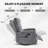 Heat Massage Manual Recliner Chair With Rocker And Swivel In Fabric For Living Room-951928855