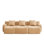 Canapé doux en tissu désossé, aucun assemblage requis, conception épurée, conception antidérapante 32D haute densité, salons, chambres à coucher