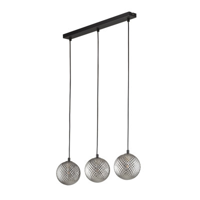 Apison 3 - Light Stainless Steel Kitchen Island Pendant