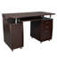 Bureau d'ordinateur complet avec rangement, chocolat-1385355026