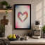 Dissolving Heart Modern - Wrapped Canvas-481712449-481712308