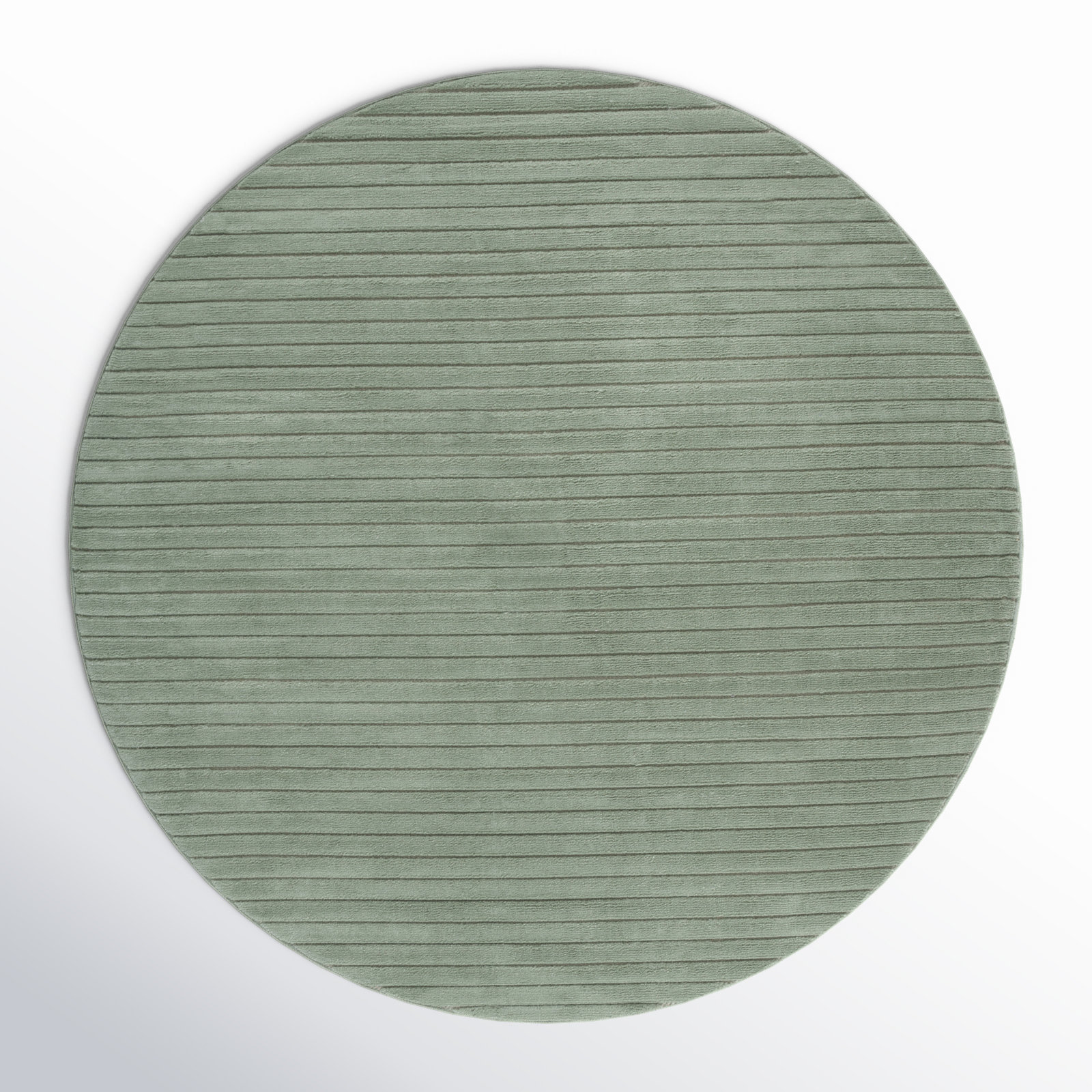Mauna Striped Performance Rug, Round 6'7"