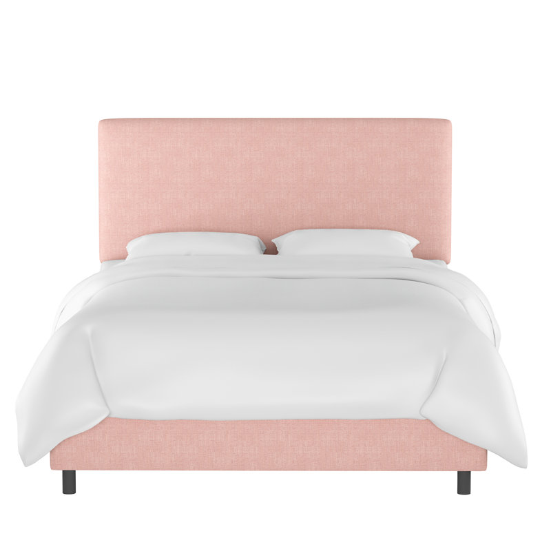 Lit tapissier Eisley, Zuma Rosequartz Textured Linen, Full / Double