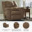 Pinard Faux Leather Recliner-1617484636