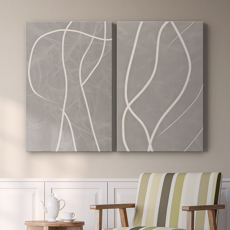 ABSTRACT Series DLXXXI-Premium Gallery Wrapped Canvas -Ready to Hang, 18" H x 24" W