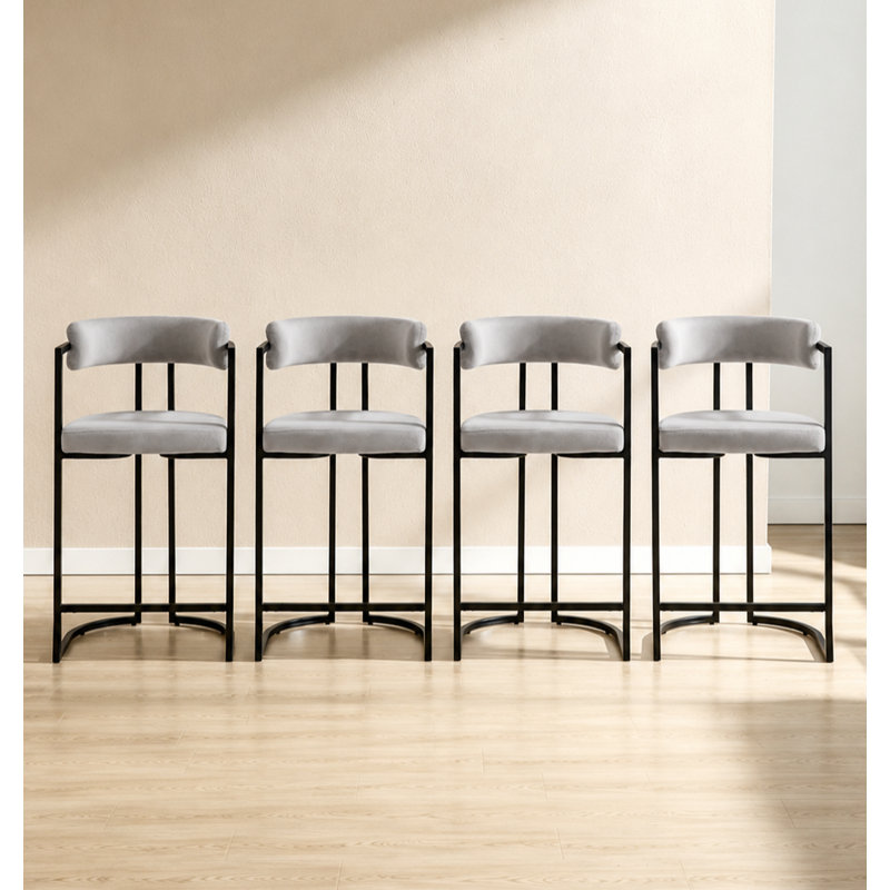 Adelynn Counter Stool, Grey