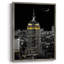 NY Night Framed Print - Solid Wood-1178530621