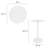 Lippa 28" Round Wood Bar Table-570236335