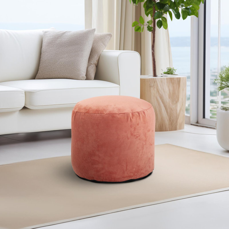 Pouf Fipps Tall Pana sable, Polyester orange
