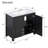 Bathroom Storage Vanity With Resin Sink & 2 Doors