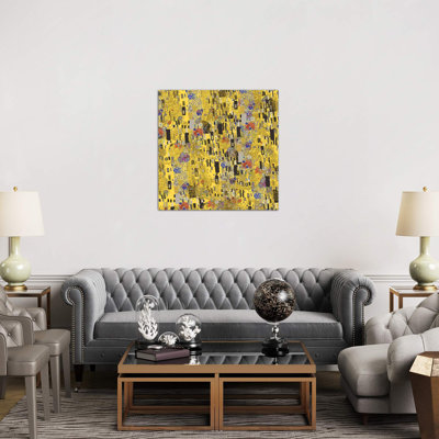 Gold Explosion - Wrapped Canvas Print