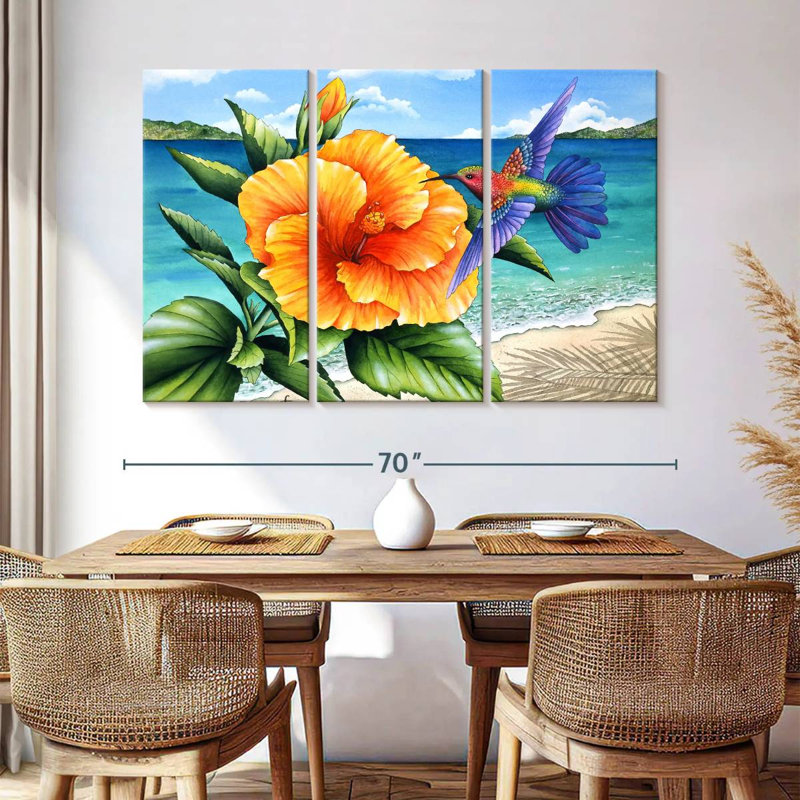 Harnek Beauty And Beach, 42" H x 65" W