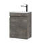 Meuble-lavabo de salle de bain avec lavabo, meuble-lavabo mural avec lavabo et portes, meuble-lavabo de salle de bain