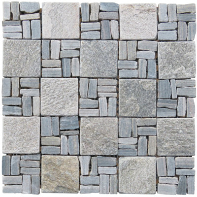 Landscape Wonder 2 in. x 2 in. Novelty Stone Tile