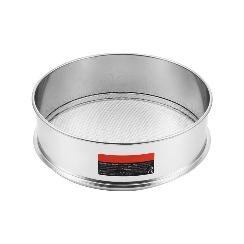 12.6" Silver Stainless Steel Fine Mesh Flour Sifter