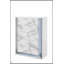 Commode en marbre blanc lune avec éclairage d'appoint à DEL, rangement spacieux pour une élégance et une fonctionnalité modernes