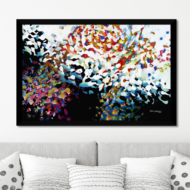 «acte 2:38. « relief », impression, H 21,5 po x l 27,5 po x P 0,75 po, Cadre noir