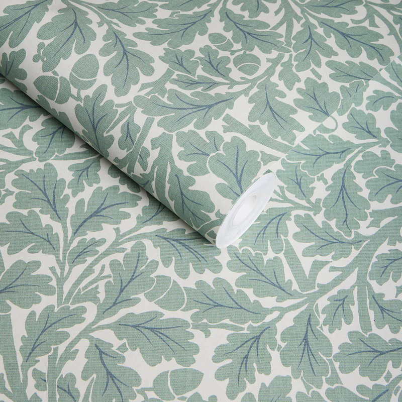QUERCUS Wallpaper - Moonstone 9'10" - full height wallpaper