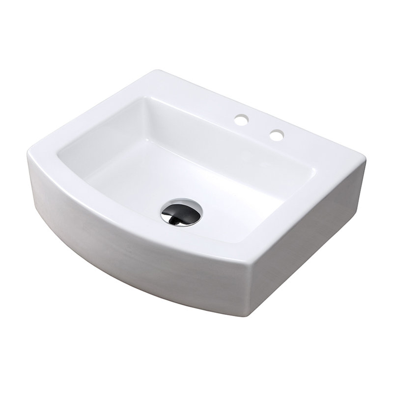 Plaza 17.75'' W Single Vanity Top, 2 Hole - 4" Centers