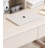 Solid Wood Desk with 2 Drawers and Built-in Bookshelf-328482759