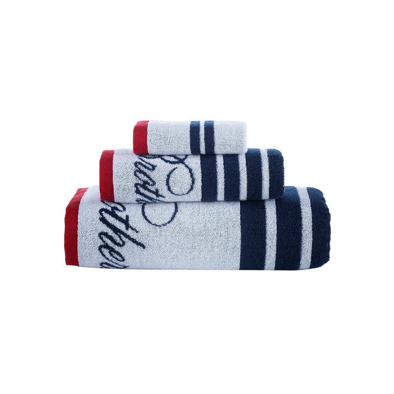 Turkish Cotton Plush Jacquard Mulit-Size Set, White