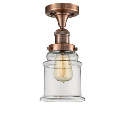 Plafonnier semi-encastré 1 lumière 6 po Galaviz