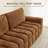 82" Modern Chenille Loveseat Sofa With Pull-Tufted Cushions, Easy Assembly, Comfortable Seating For Living Room, Bedroom, Or Apartment-165514926