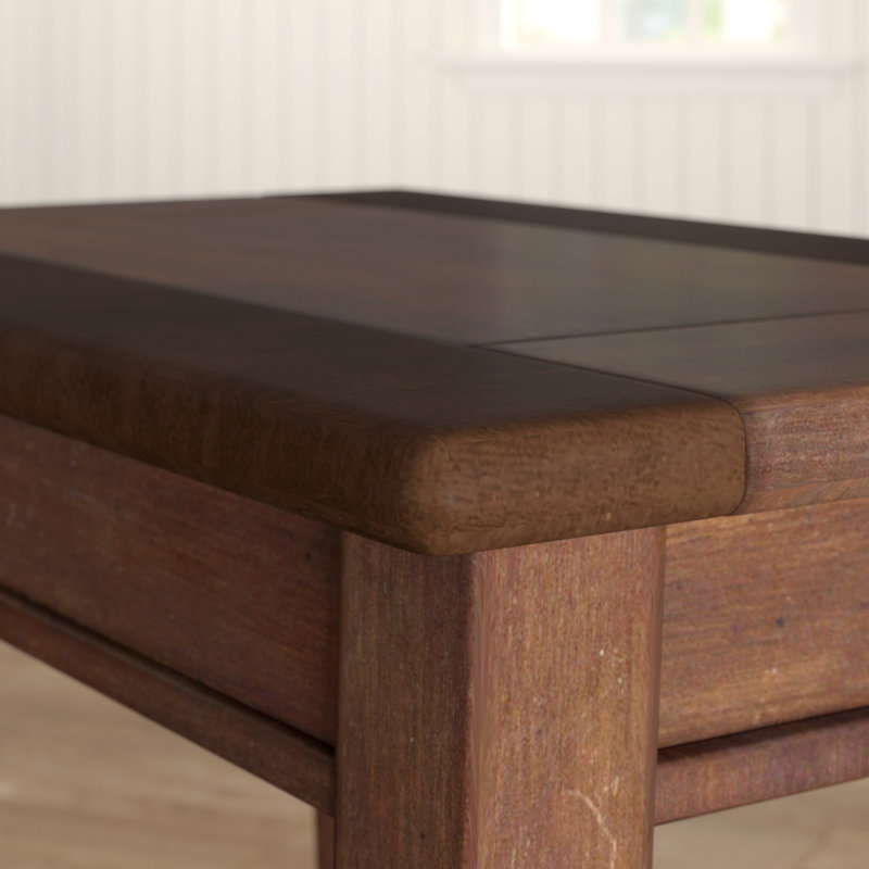 Eftim Plantation-Grown Mahogany End Table